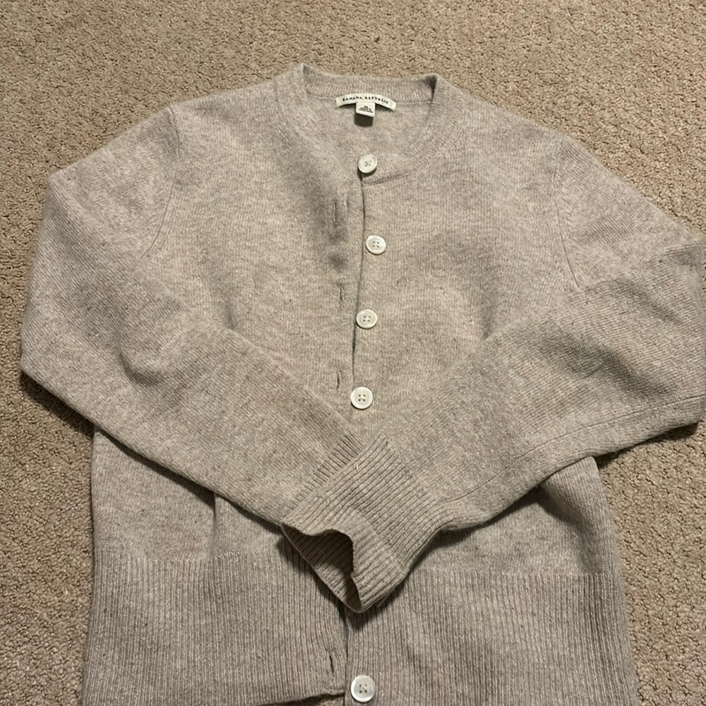 Banana Republic Cropped Cardigan Sweater